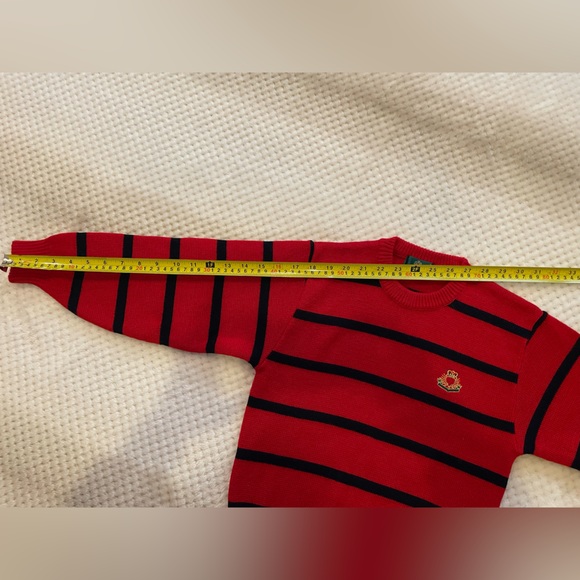IVYGER Vintage Red and Navy Sweater size 6-7 boys. EUC! - Picture 8 of 10